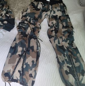 Pinko Silk Jogger Outfit